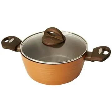 NutriChef 12-Piece Nonstick Cookware Set - Elegant & Induction Ready