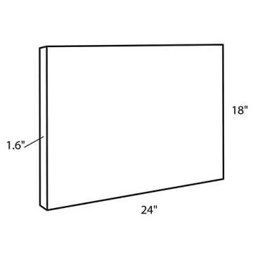 Kate and Laurel Sylvie East Beach Framed Canvas Wall Art by Amy Peterson Art Studio, 18x24 Natural, Chic Coastal Art for Wall