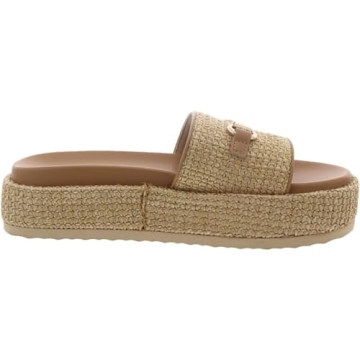 Steve Madden Kayley Slide Sandal for Women, Natural Raffia