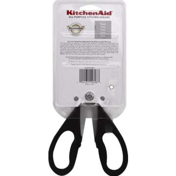 KitchenAid KC351OHOBA Shears with Soft Grip Handles, One Size, Black