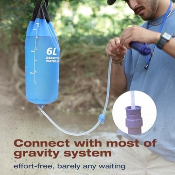 WS02 Water Filter Straw - Portable Water Filtration Gear