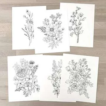 Black and White Botanical Wall Art Prints for Any Room