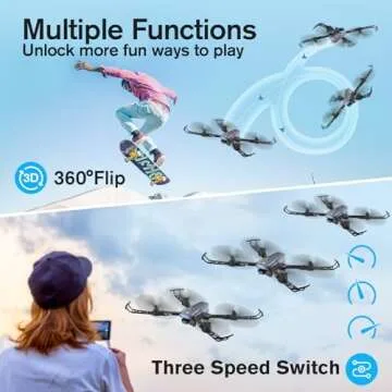 DROCON 1080P HD Adjustable FPV Drone - Perfect for Kids & Adults