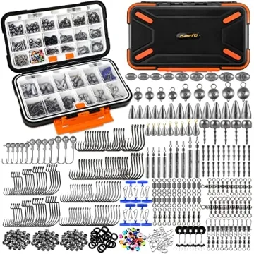 PLUSINNO 397pcs Fishing Accessories Kit - Ultimate Tackle Box for Anglers