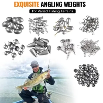 PLUSINNO 397pcs Tackle Kit - Fishing Gear for All Anglers
