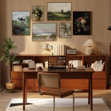 Buy crmotu Vintage Framed Wall Art for Elegant Decor