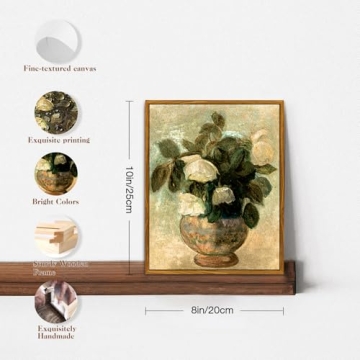 Buy crmotu Vintage Framed Wall Art for Elegant Decor