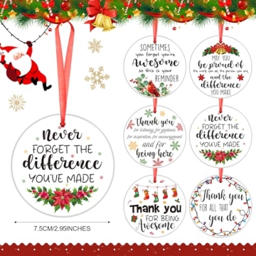 Christmas Thank You Ornaments for Employee Appreciation