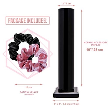 Acrylic Scrunchie Holder for Teen Girls | Organizer & Decor