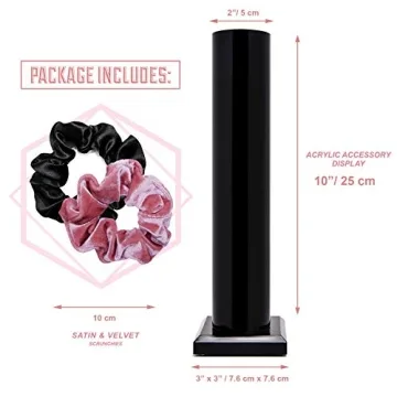 Acrylic Scrunchie Holder for Teen Girls | Organizer & Decor