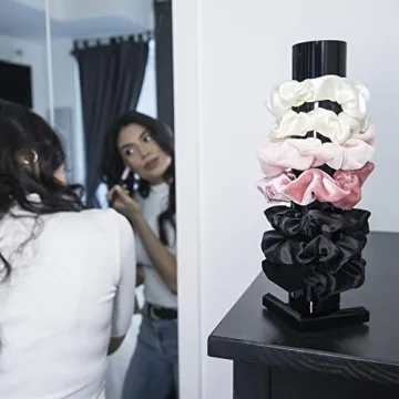 Acrylic Scrunchie Holder for Teen Girls | Organizer & Decor