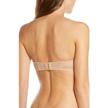 Wacoal Women's Red Carpet Full Busted Strapless Convertible Bra, Brush, 32D