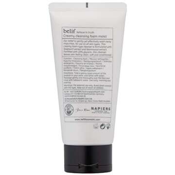 Nourishing belif Creamy Cleansing Foam for Sensitive Skin