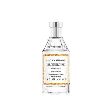 Lucky Brand Re/Energize The New Sustainably-Inspired & Exhilarating Mood-Evoking Unisex Fragrance Fo...