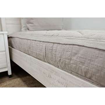 Beddy's All in One Zippered Bed Set, Bedding Mattress Cover, Minky Lined Sheets and Zipper Comforter Set, Morgan, Twin