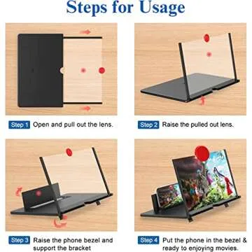 16" Phone Screen Magnifier for Movies and Gaming