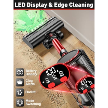 Powerful OUYFHK Cordless Vacuum with 8-in-1 Functionality