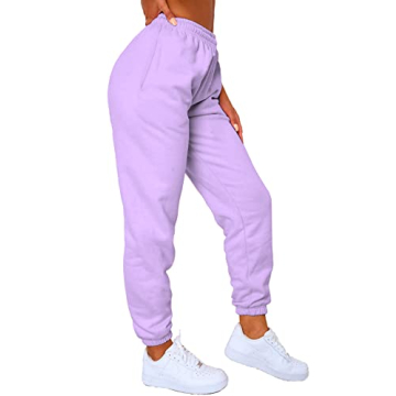 Sweetmoon Womens Sweatpants Casual Drawstring Sweat Pants Comfy Cinch Bottom Joggers with Pocket Mul...