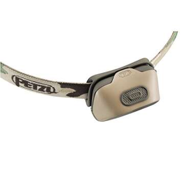 Petzl TACTIKKA + Headlamp 160 Lumens Camo for Outdoor Activities