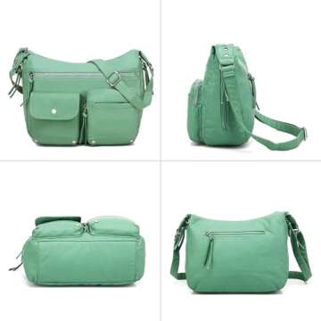 Scarleton Crossbody Bags for Women, Crossbody Purses for Women, Women's Crossbody Handbags with Multiple Pockets, H180053 - Green