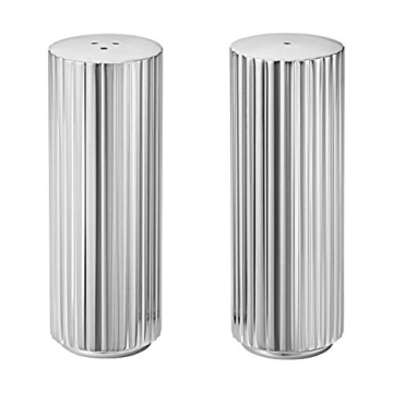 Georg Jensen Bernadotte Stainless Steel Salt and Pepper Shakers