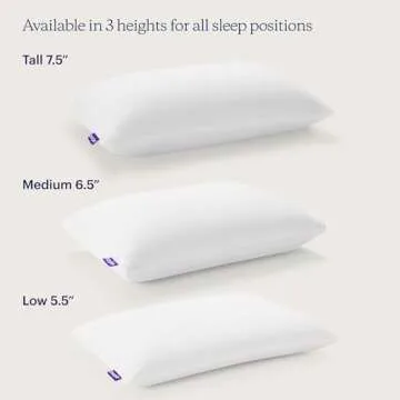 Purple Harmony Pillow | The Greatest Pillow Ever Invented, Grid Hex, Made in The USA, Good Housekeeping Award Winning Pillow