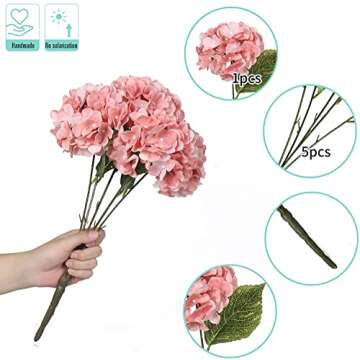 Blooming Paradise Silk Hydrangea Bouquets for All Occasions