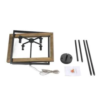 Stylish LOG BARN Farmhouse Chandelier for Home Lighting