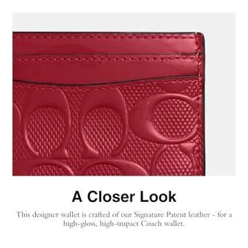 COACH Women's Essential CASE Accessory-Travelers Card Sleeves, B4/Ruby, One Size