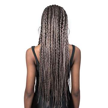 Bobbi Boss Braided 13x7 Lace Front Wig MLF515 IDA (1B)