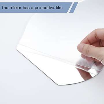 Charming 2-Piece Acrylic Decorative Vanity Mirror Set