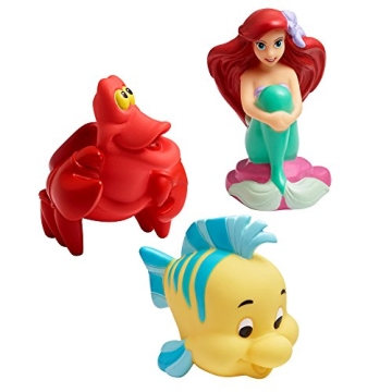 The First Years Disney The Little Mermaid Squirties Baby Bath Toys - Fun Bath Time Play for Kids