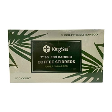Biodegradable Bamboo Coffee Stir Sticks - 500 Count