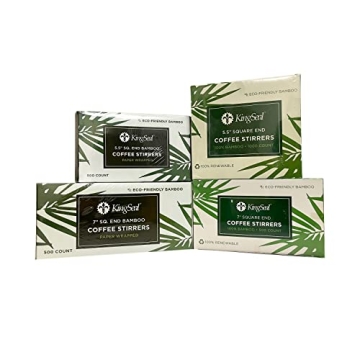 Biodegradable Bamboo Coffee Stir Sticks - 500 Count