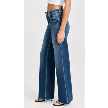 L'AGENCE Scottie High Rise Wide Leg Jeans - Perfect Fit