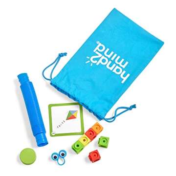 hand2mind Little Minds at Work Science of Reading Essentials Toolkit by Tara West, Decodable Reading Manipulatives, Elkonin Boxes, Letter Sounds, Phonemic Awareness, Preschool Learning (Set of 6)