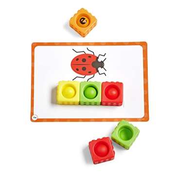 hand2mind Little Minds at Work Science of Reading Essentials Toolkit by Tara West, Decodable Reading Manipulatives, Elkonin Boxes, Letter Sounds, Phonemic Awareness, Preschool Learning (Set of 6)