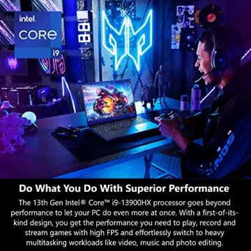 Acer Predator Helios 16 Gaming Laptop | 13th Gen Intel Core i9-13900HX | GeForce RTX 4080 | 16" Mini...