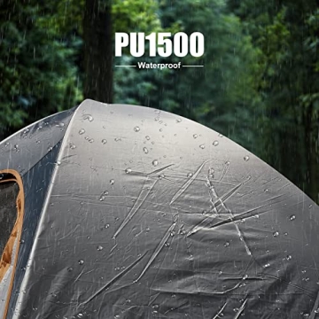 2-Person Waterproof Camping Tent for Easy Set Up
