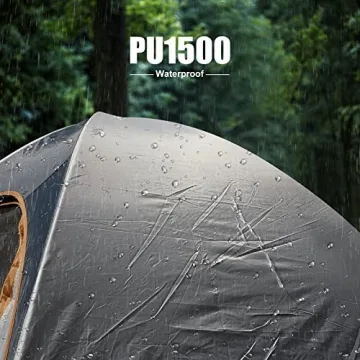 2-Person Waterproof Camping Tent for Easy Set Up