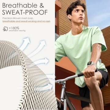 Original Milanese Loop Band for Apple Watch - Adjustable Style