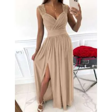Elegant Maxi Dress for Weddings and Parties