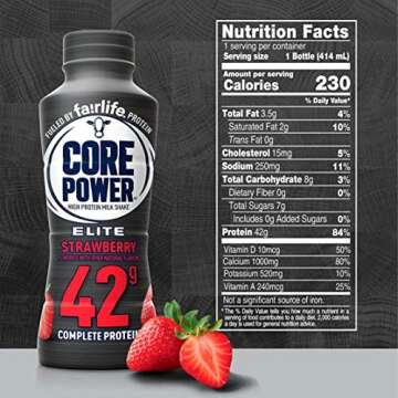 Fairlife Core Power Protein Shake, Natural Flavor Ready to Drink Protein Shake, The best Strawberry ...