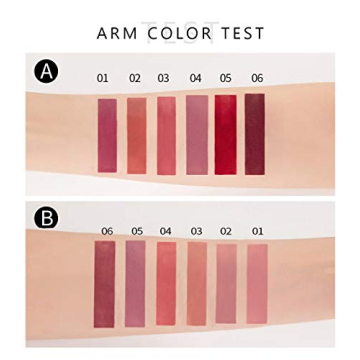 6 Colors Velvet Liquid Lip Stick Set for Long-Lasting Wear