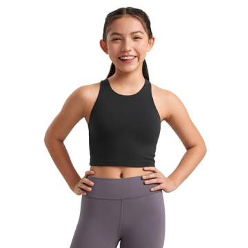 CRZ YOGA Girls Butterluxe Double Lined Tank - Stylish & Soft Activewear