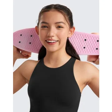 Soft & Stylish CRZ YOGA Butterluxe Girls Crop Tank