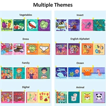 Baby Bath Books for Infants - Safe, Soft & Educational