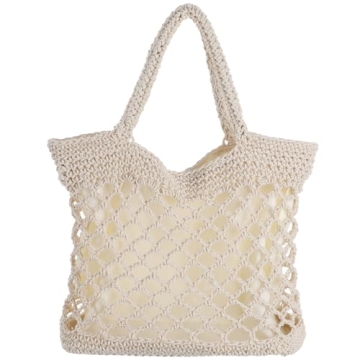Stylish TENDYCOCO Hand-woven Straw Beach Bag