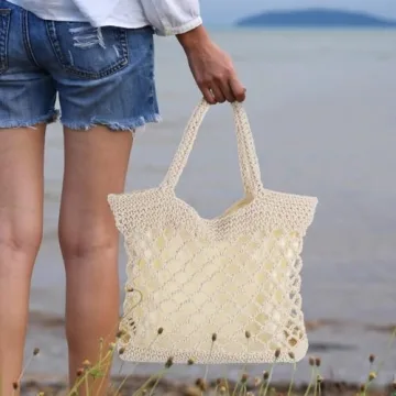 Stylish TENDYCOCO Hand-woven Straw Beach Bag
