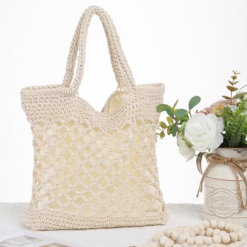 Stylish TENDYCOCO Hand-woven Straw Beach Bag